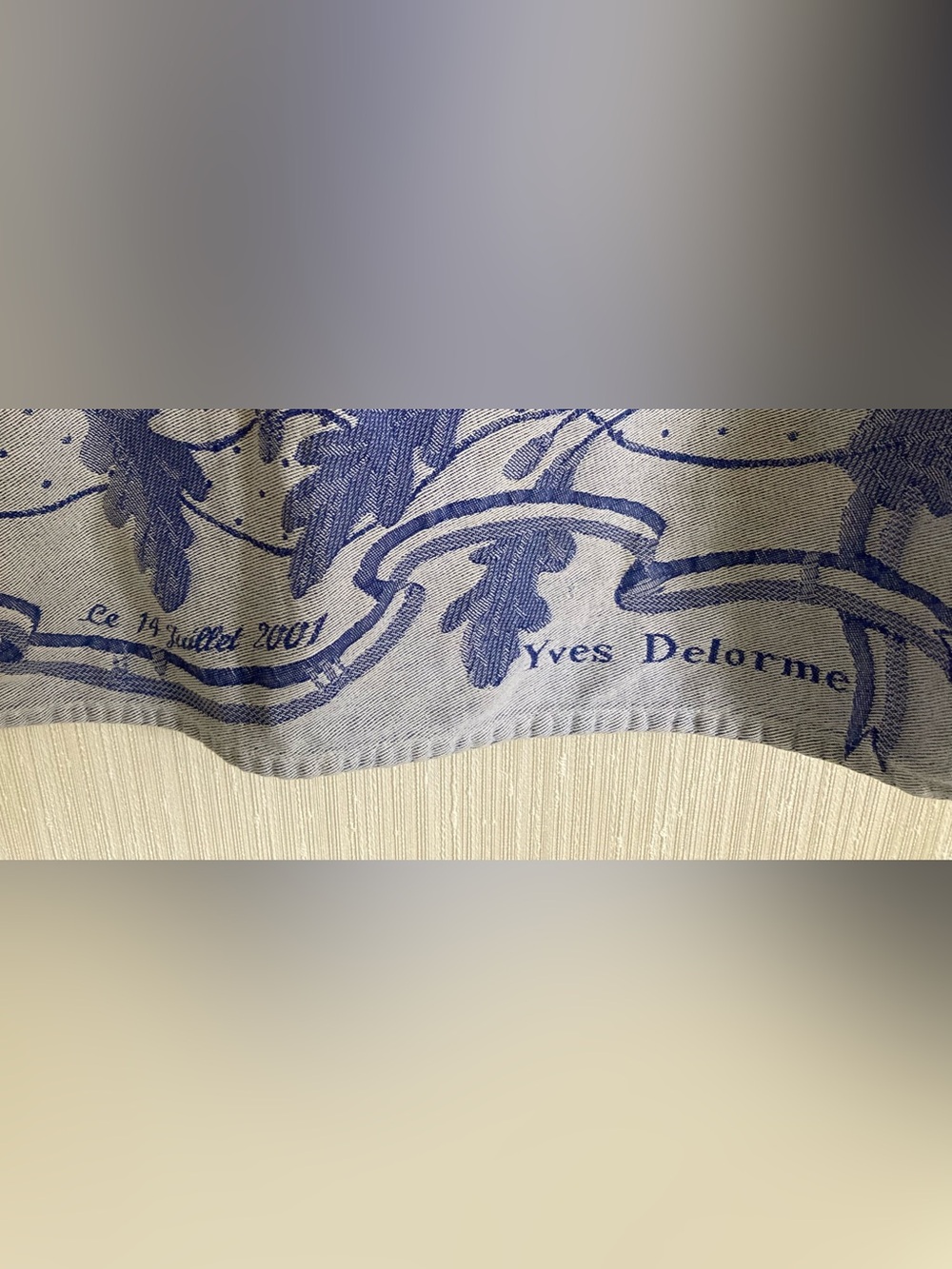 Yves Delorme vintage Bastille Day tea towel - Picture 2 of 10